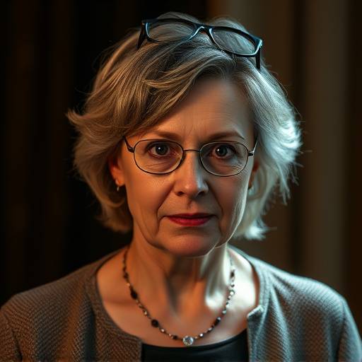 Portrait of Professor Eleanor Vance, Head of Acting